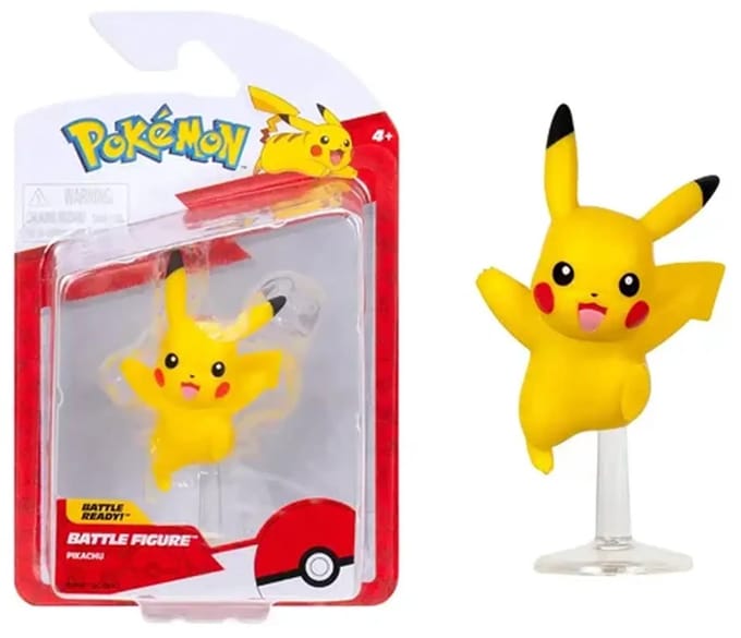 Pokémon Battle Figure Pikachu Speelfiguur 4 cm