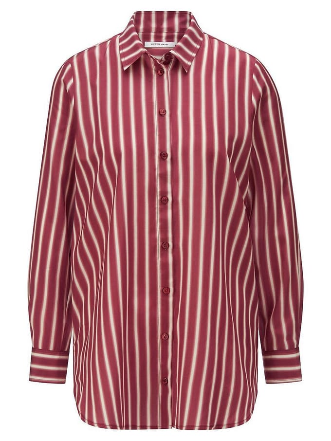 Lange blouse Van Peter Hahn rood