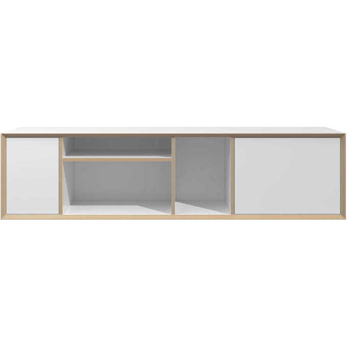 Müller Möbelwerkstätten Vertiko Wide Sideboard - CPL wit met berk - TWO