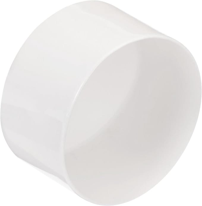 Rubberen eindkappen - Beschermdoppen - Vloeren beschermen - Flexibel vinylrubber - 70 mm binnendiameter - Wit