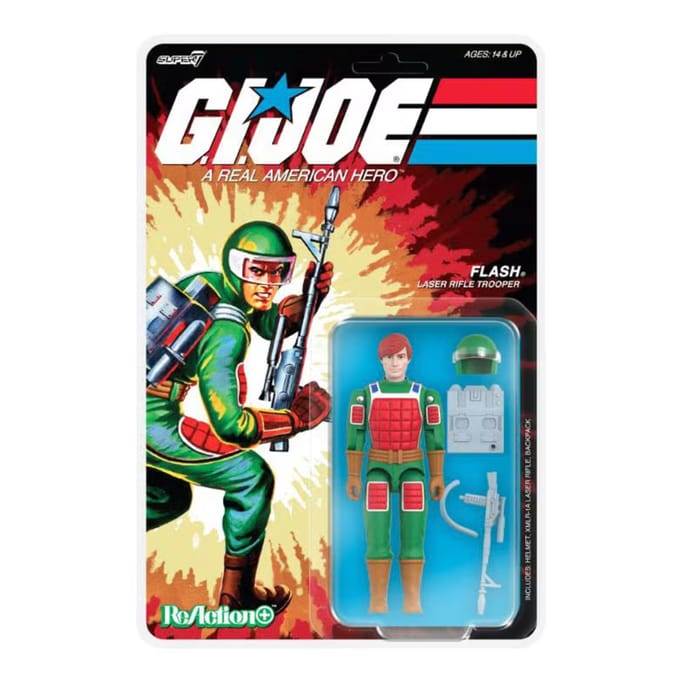 Super7 GI Joe ReAction+ Action Figure Wave 07 Flash (Comic) 10 cm Action Figuur