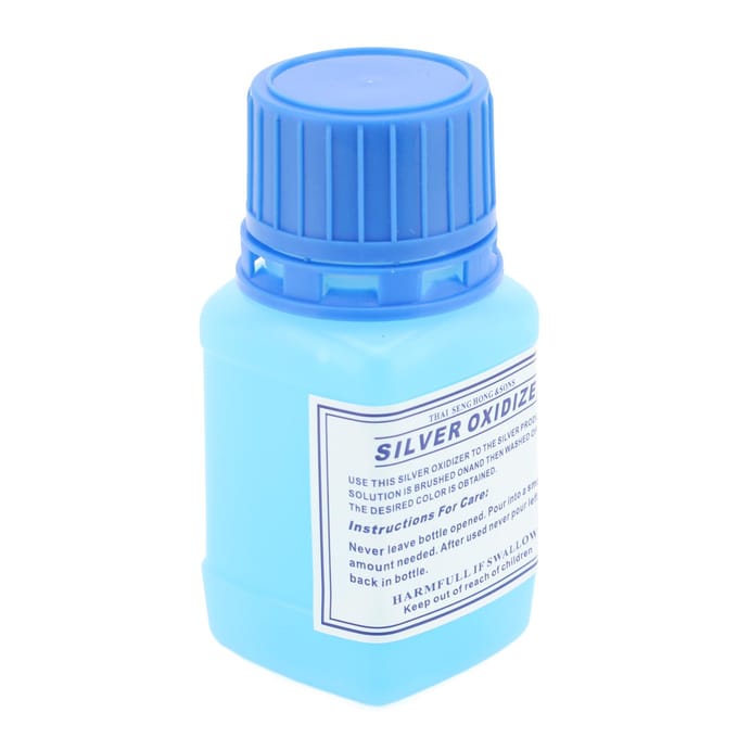 Zilver Antiek Oplossing 60ml Snelwerkende Zilver Oxidator Oplossing Langdurige Antiek Vloeistof blue