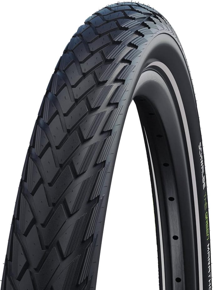 Fietsband 16 inch (47-305) Zwart met Reflectie - Marathon Kwaliteit