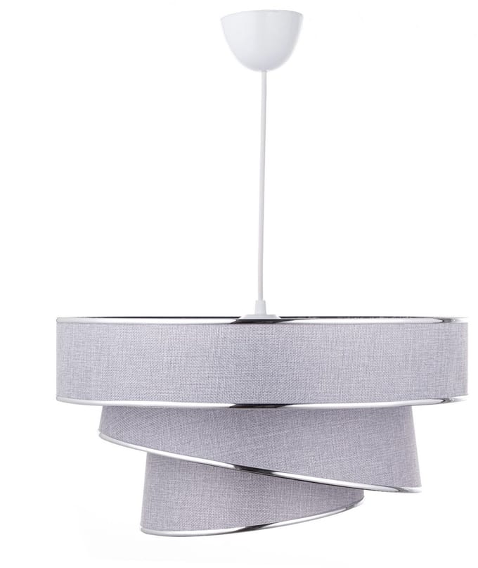 Asir - Kroonluchter - Grijs en Zilver - 40 x 72 x 40