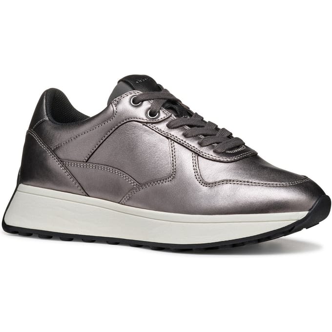 Geox D Amabel A Leren Damestrainers