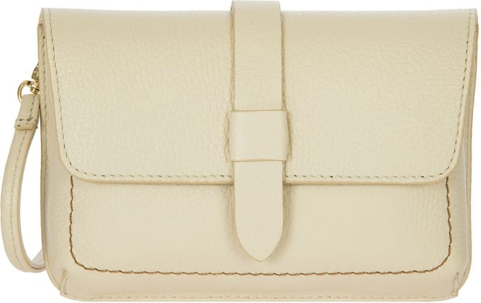 BRIC'S Leren Schoudertas Gondola Garofano Mini Purse Black Zwart