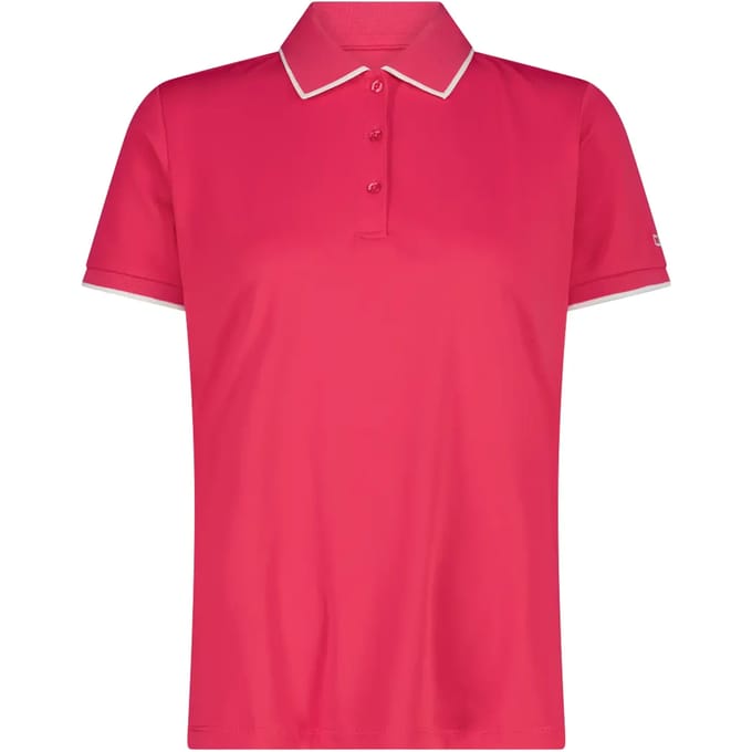 Dames stretch piqué polo CMP