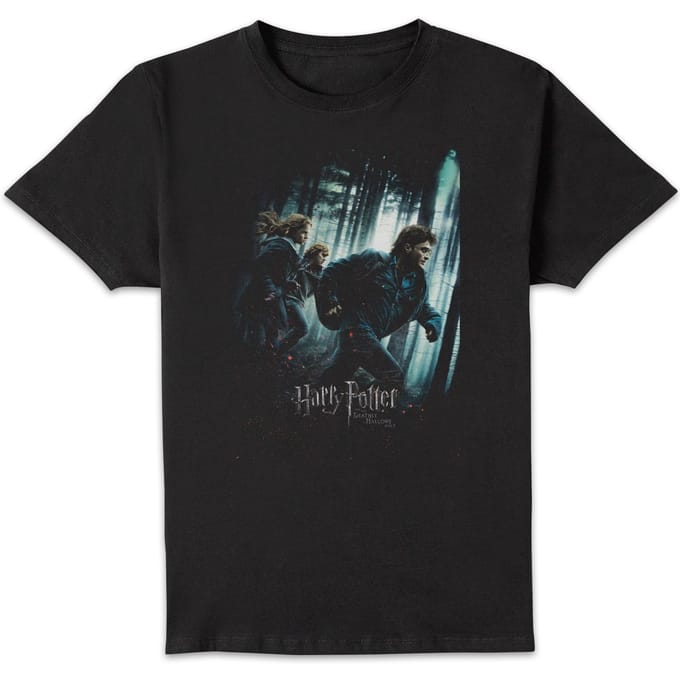 Harry Potter Deathly Hallows Part 1 Unisex T-Shirt - Black - S