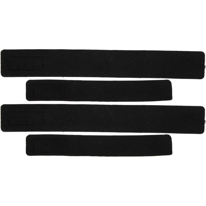 Sangles Velcro pour Canne à Pêche Bande Fixation Antidérapante pour Canne Accessoire Support Enrouleur de Canne black