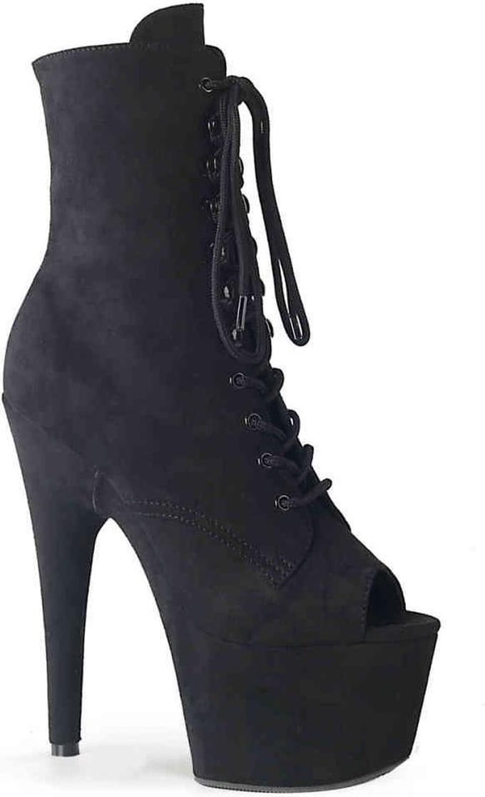 Pleaser Enkellaars -35 Shoes- ADORE-1021FS Zwart