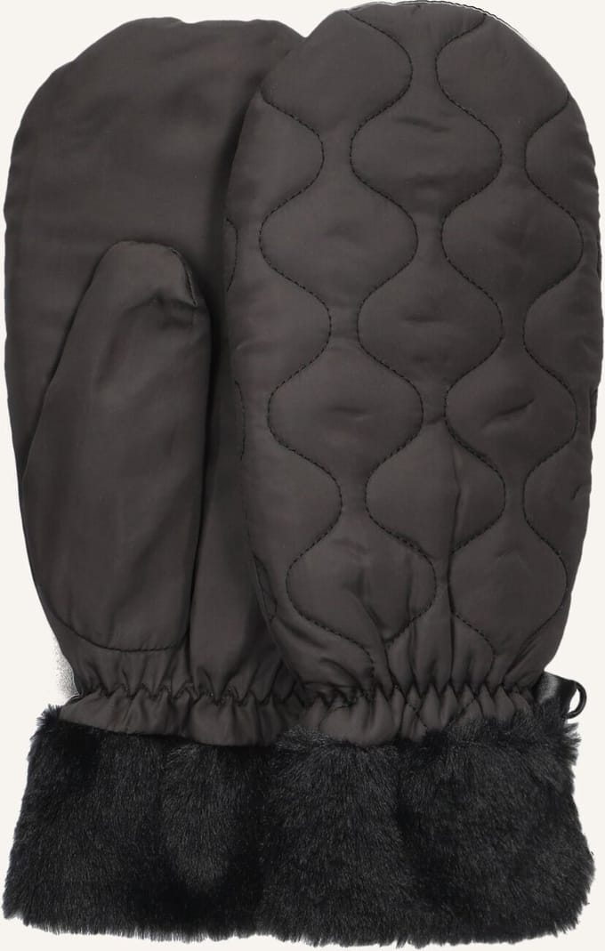Becksondergaard Makara Puff Mittens Handschoenen Dames - Zwart - Maat M/L