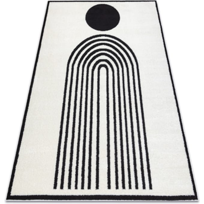 Kleden Rugsx Tapijt modern MODE 8597 geometrisch creme / 80x150 cm