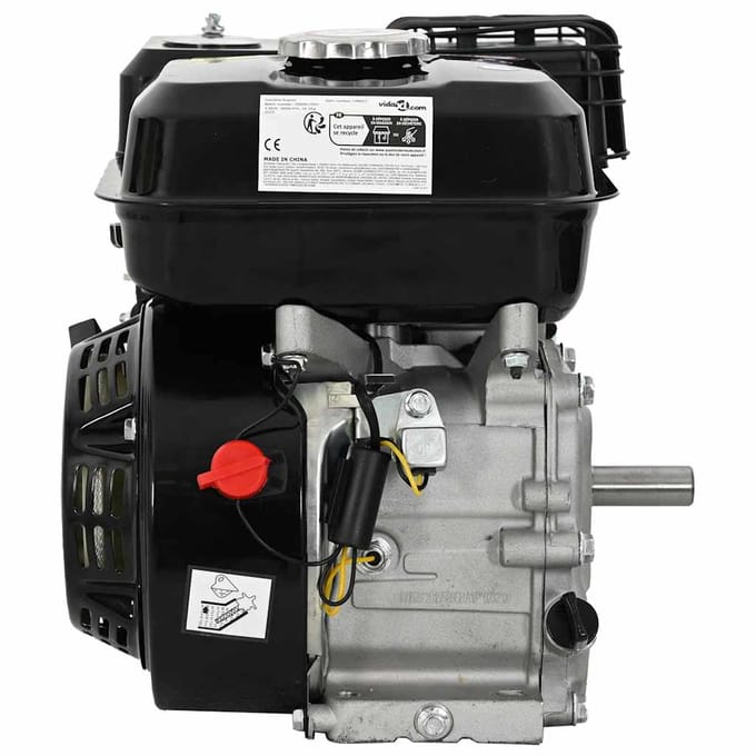 vidaXL - Benzinemotor - 6,5 - PK - 4,8 - kW - zwart