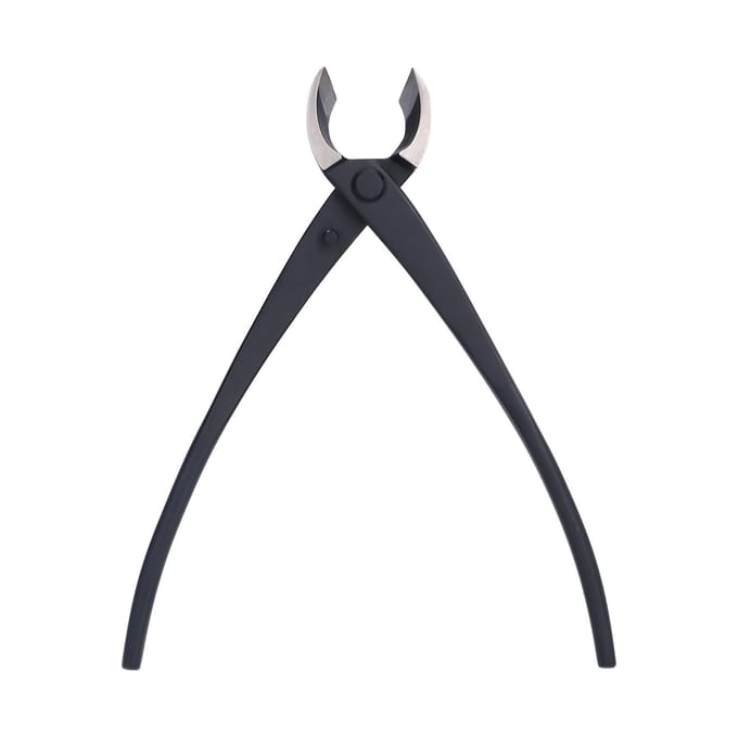 Ciseaux concaves pour bonsaï, coupe-bonsaï à boule oblique en acier composite pour jardins et fleurs black