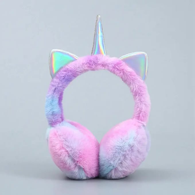oorwarmers unicorn paars