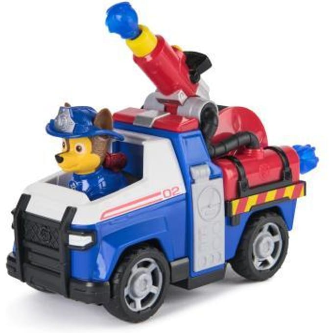 PAW Patrol - Brandweerredding - Chase Politieauto - Speelgoedauto met speelfiguur