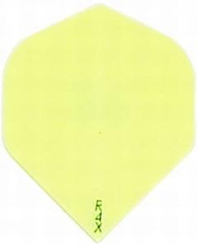 5 sets (15 stuks) Ruthless flights R4X Fluro Yellow.