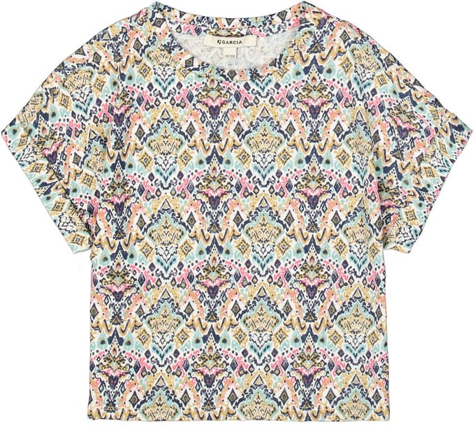 GARCIA Meisjes T-shirt Wit - Maat 140/146