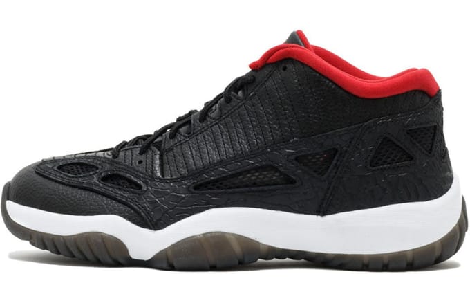 Jordan 11 Retro Low Ie Noir Rouge Varsity 2011 306008-001 43 black