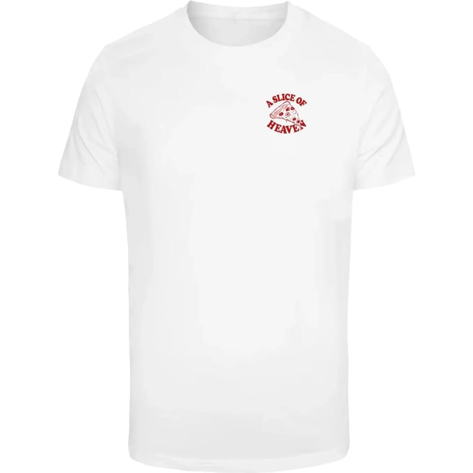 Mister Tee - Slice Of Heaven Pizza Heren Tshirt - M - Wit