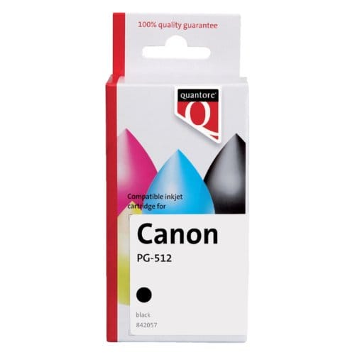Inktcartridge Quantore alternatief tbv Canon PG-512 zwart