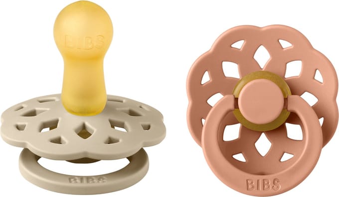 BiBS - Boheme Pacifier - Stage 2 Fopspeen - 2 stuks - Vanilla / Peach