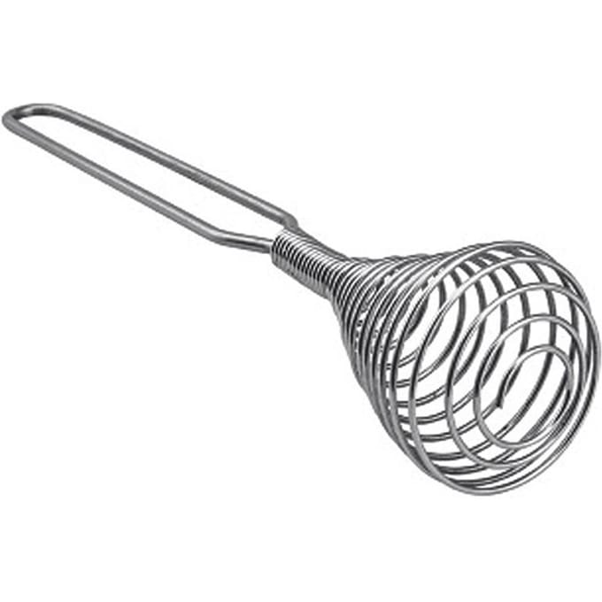 Handmatige Eierklopper Roestvrij Staal Handmixer Eierklopper Mixer Roerder Crème Opschuimer Meelroerder L(for 6.5-9kg) gray