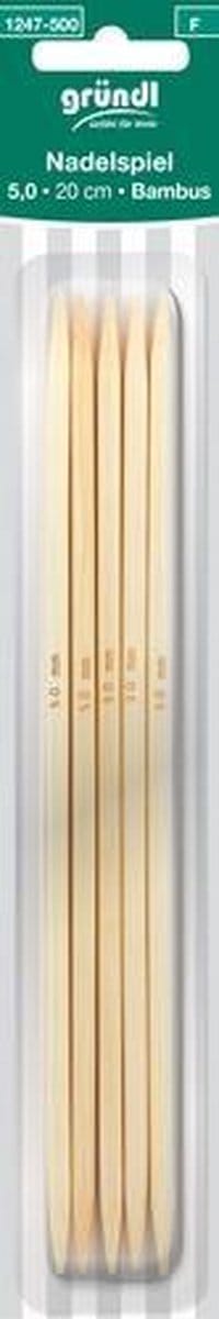 1247-700 Sokken breinaalden Bamboe dikte 7mm