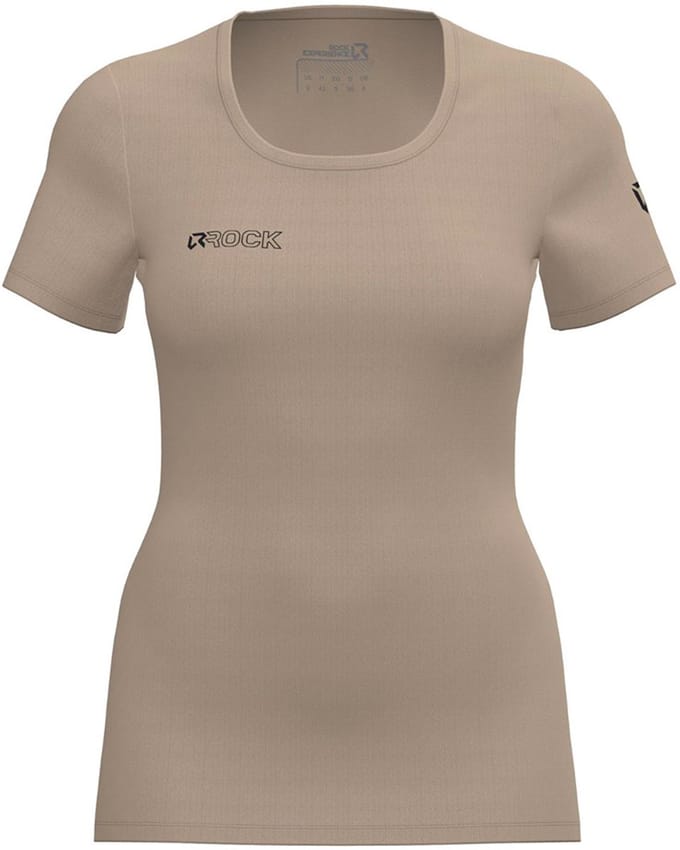 Rock Experience Corp T-shirt Met Korte Mouwen Beige L Vrouw