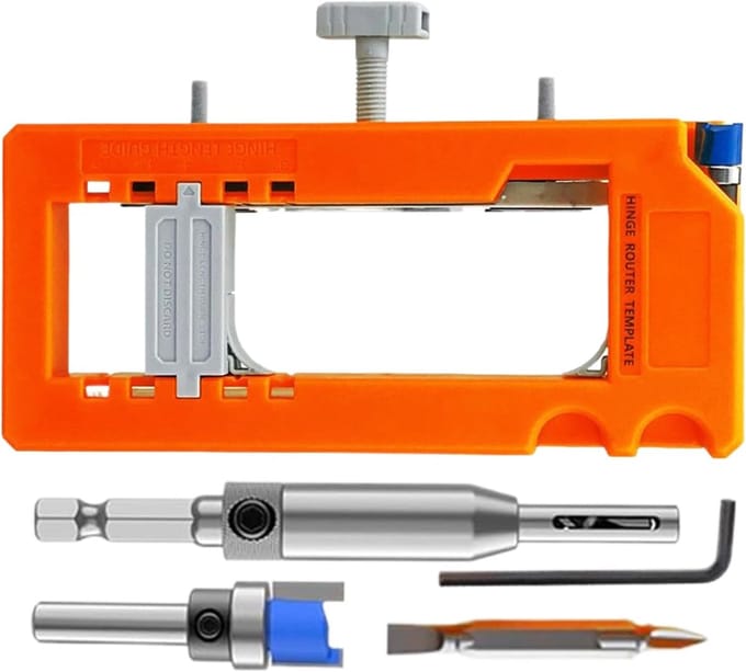 Deur Scharnier Freesmal - Deurscharnier Sjabloon - Houtbewerking Precisie - Verstelbaar & Stevig - 75 tot 125 cm