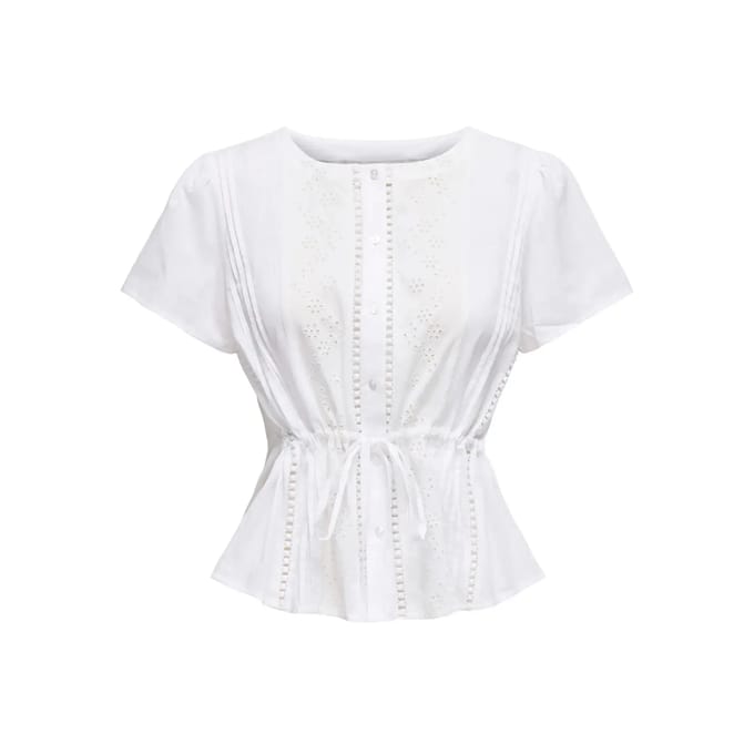 Geborduurde blouse vrouw Only Siffi