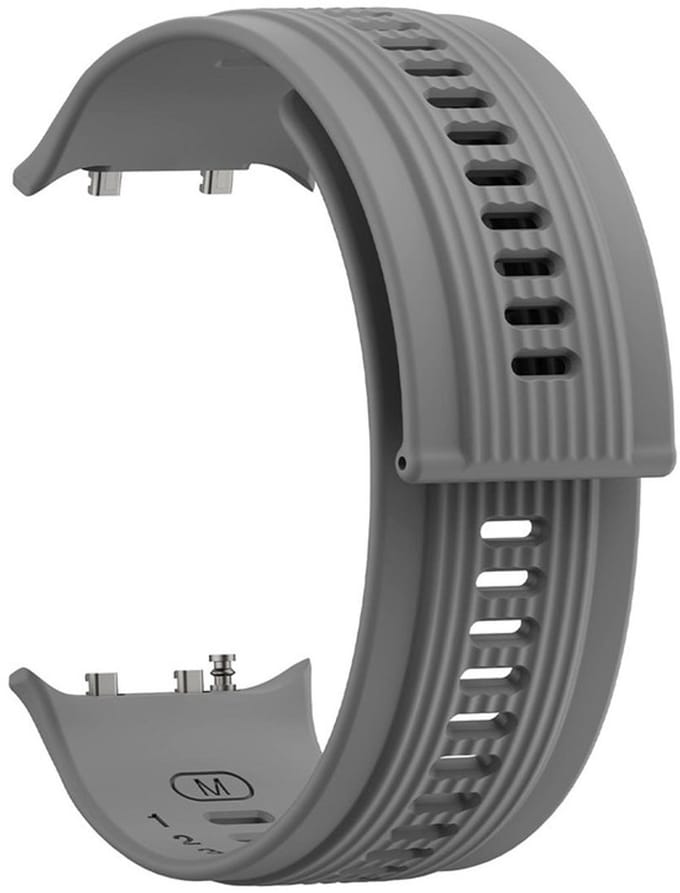 Siliconen bandje - geschikt voor Huawei Watch D2 - space grey