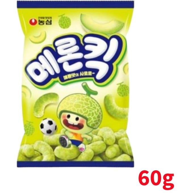 Snack Gonflé Coréen – Banana Kick, Melon Kick, Mangue (23 possibilités) #Melon 60g x 1pcs yellow