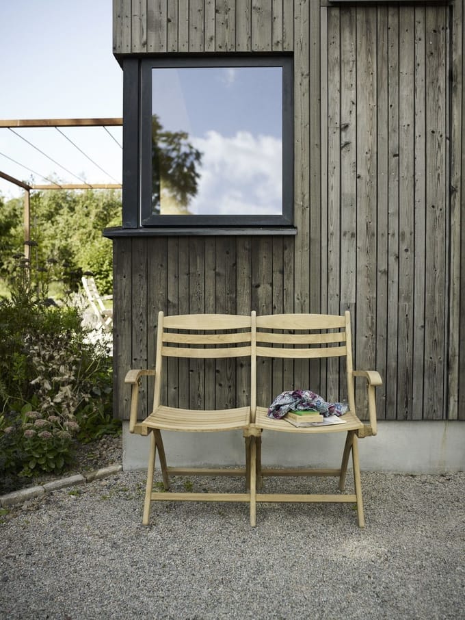 Skagerak by Fritz Hansen - Selandia 2-zitsbank - bruin
