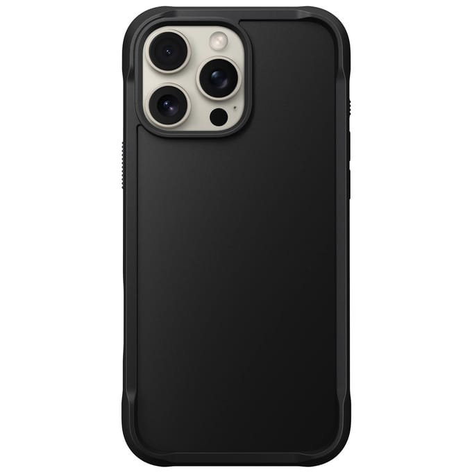 Nomad Hoesje Geschikt voor iPhone 16 Pro Max Hoesje - Nomad Rugged Case smartphone - Zwart
