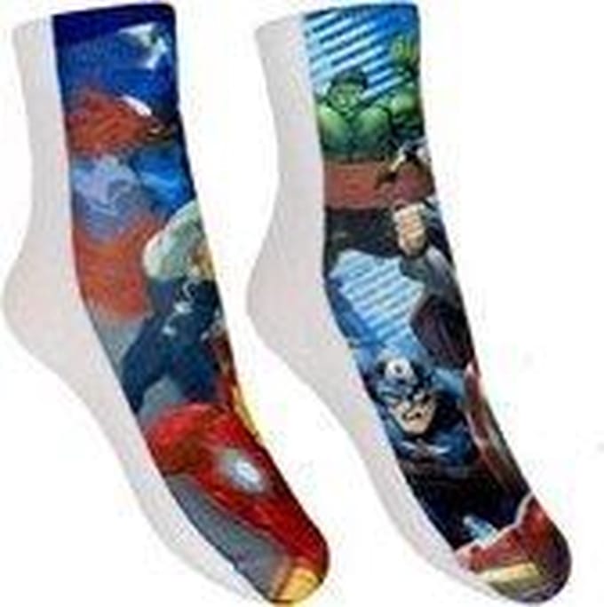 Marvel - Avengers sokken - Full print - Duopack - maat 27-30
