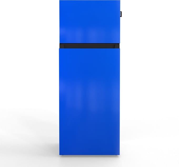 NUNKI MEDIUM-FBLU / Blue Fire Design Koel-vriescombinatie - 206L - E-label - Front in kleur