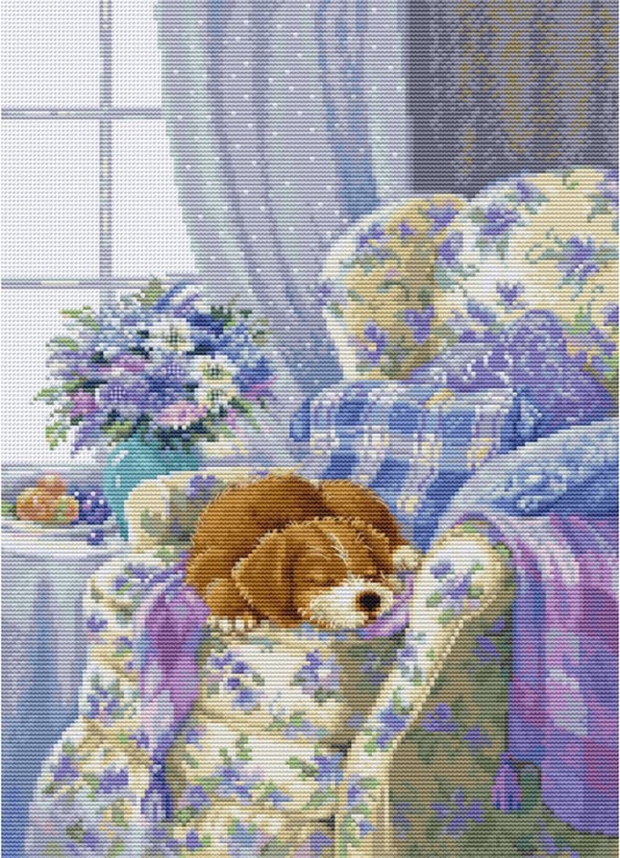 Luca-S Cozy Armchair borduren (pakket) BU5016