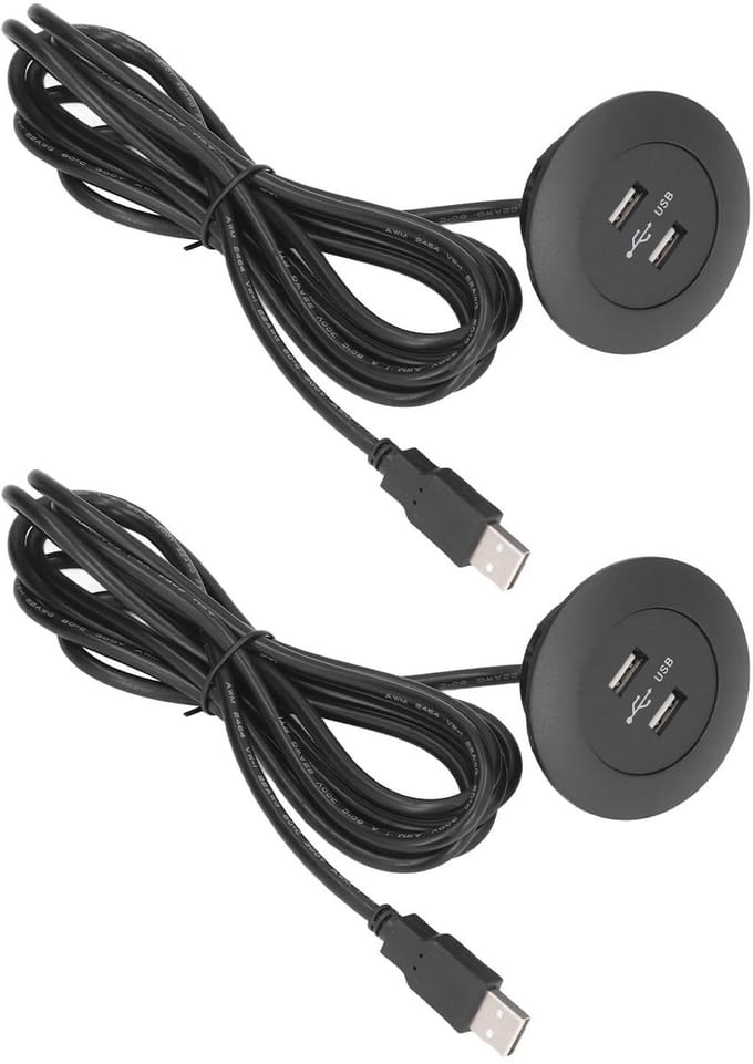 Dailygoods - Universele USB-Laadaansluiting voor Inbouwmontage