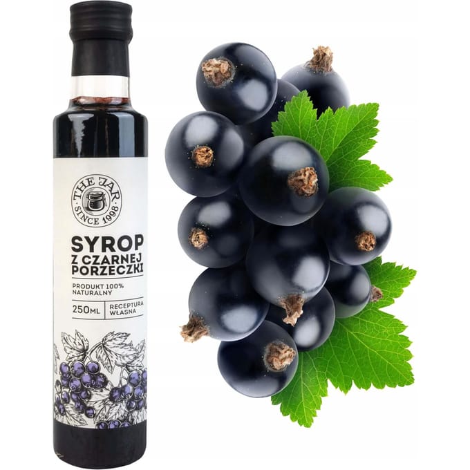 Zwarte Bes Siroop De Pot 60% Fruit Riet Suiker Natuurlijk