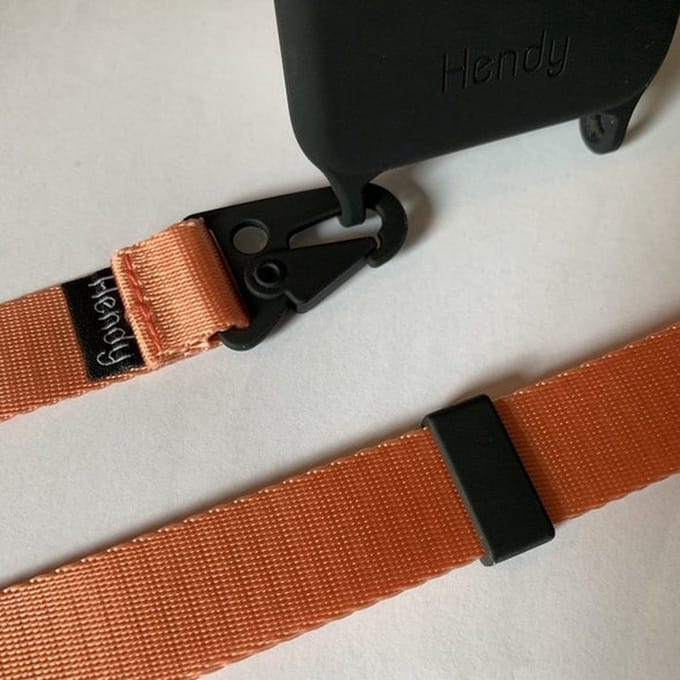 Hendy telefoonhoesje met koord - Switch - Coral  - iPhone 7 Plus/8 Plus