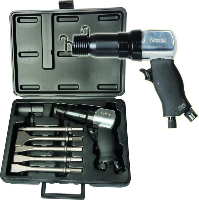 RODAC RC275BCB Hakhamer + 5 beitels in koffer