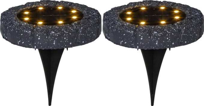 Solar tuinverlichting Prikspot - Lawnlight - Set van 2