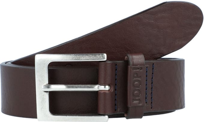JOOP! Leren Riem Men's Jeans Belt 4,0 CM W100 D`Brown Donkerbruin