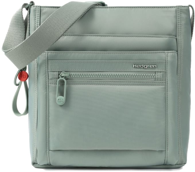 Hedgren schoudertas Inner City Orva Crossover RFID Green Milieu groengrijs