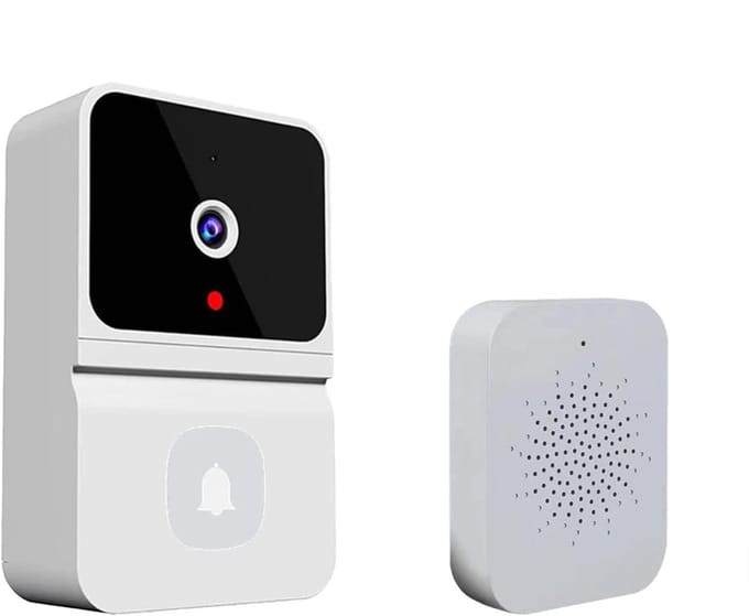 White-Label® Deurbellen met Camera - Video Deurbel - Draadloos - Full HD