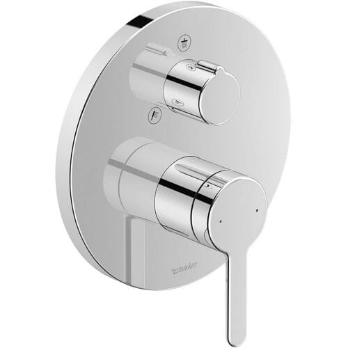 Duravit C.1 - Inbouw douchemengkraan, voor 2 functies, chroom C14210012010
