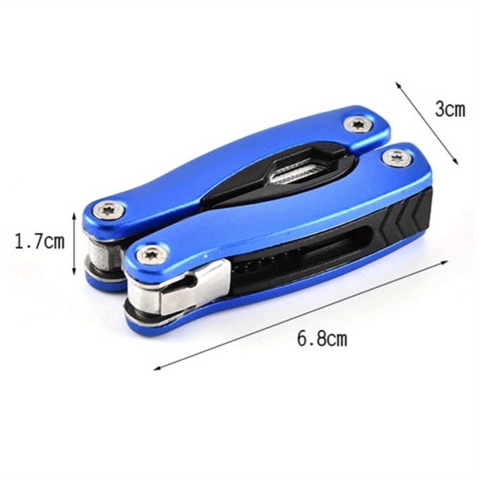 Roestvrijstalen vouwtang Functionele tang Handgereedschap Tang Schroevendraaier Campinguitrusting Kit Outdoor Zakmes Multitool