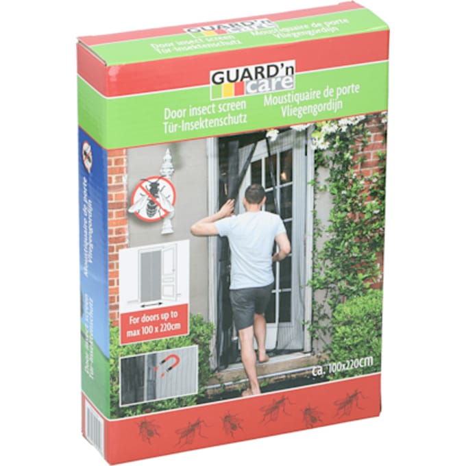 Guard ’n Care Deurhor - 105x215 cm - Magnetisch - Zwart