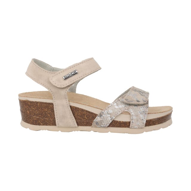 Rohde Elba - dames sandaal - Beige - maat 38 (EU) 5 (UK)